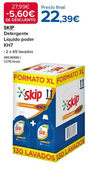 Costco SKIP Detergente Líquido poder KH7 oferta