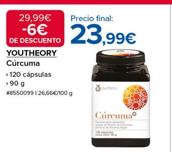 Costco YOUTHEORY Cúrcuma oferta