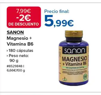 Costco SANON Magnesio + Vitamina B6 oferta