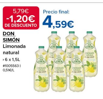 Costco DON SIMÓN Limonada natural oferta