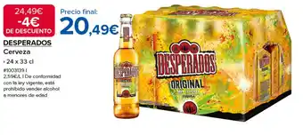 Costco DESPERADOS Cerveza oferta