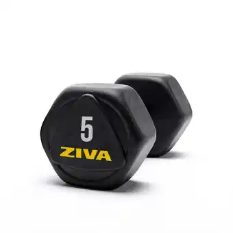 Decathlon Mancuerna hexagonal de acero ziva performance 5 kg oferta