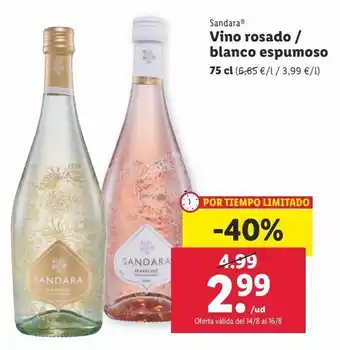 Lidl Vino sandara oferta