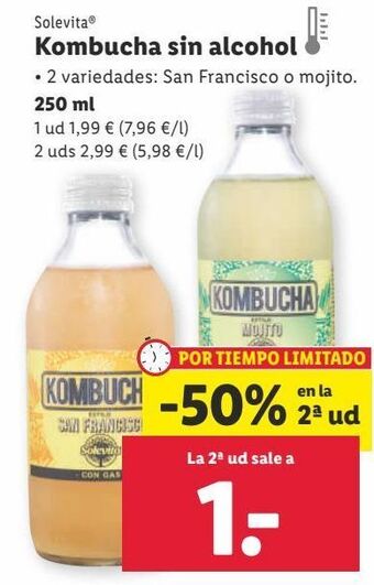 Lidl Bebidas solevita oferta