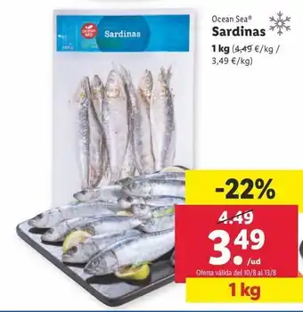 Lidl Sardinas ocean sea oferta