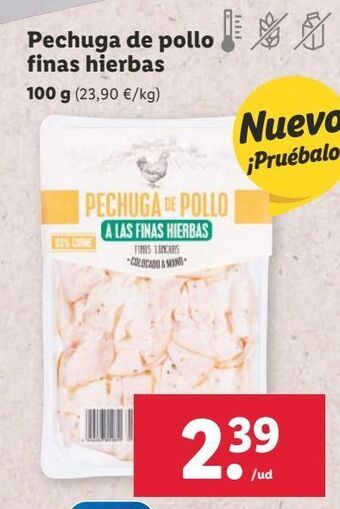 Lidl Pechuga de pollo oferta