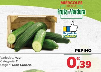 SPAR PEPINO oferta