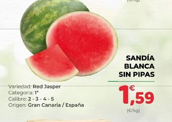 SPAR SANDÍA BLANCA SIN PIPAS oferta