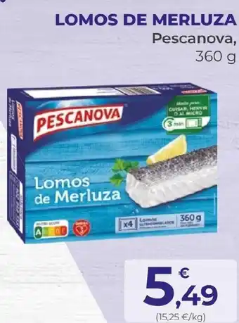SPAR LOMOS DE MERLUZA Pescanova, 360 g oferta