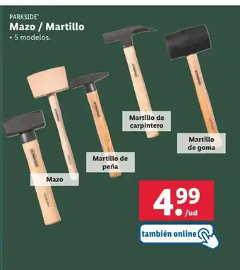Lidl PARKSIDE Mazo / Martillo oferta