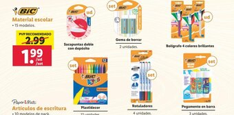 Lidl Material escolar • 15 modelos. oferta