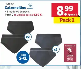 LIVERGY" Calzoncillos