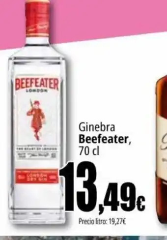 Unide Supermercados Ginebra Beefeater, 70 cl oferta