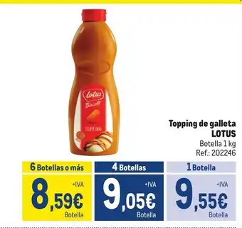 Makro Topping de galleta LOTUS oferta