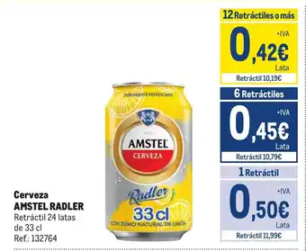 Makro Cerveza AMSTEL RADLER oferta
