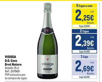 Makro VISIEGA D.O. Cava Brut Nature oferta