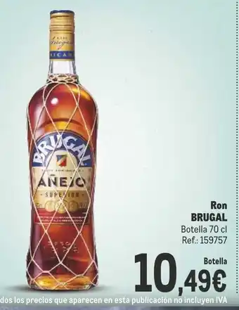 Makro Ron BRUGAL Botella 70 cl Ref.: 159757 oferta