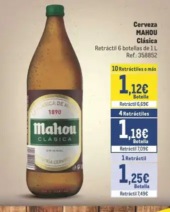 Makro Cerveza MAHOU Clásica oferta