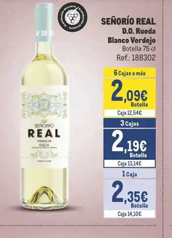 Makro SEÑORÍO REAL D.O. Rueda Blanco Verdejo oferta