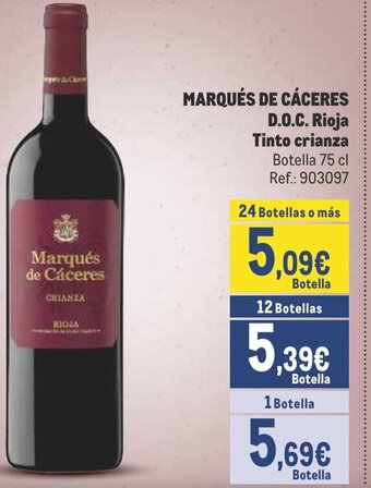 Makro MARQUÉS DE CÁCERES oferta