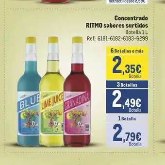 Makro Concentrado RITMO sabores surtidos oferta