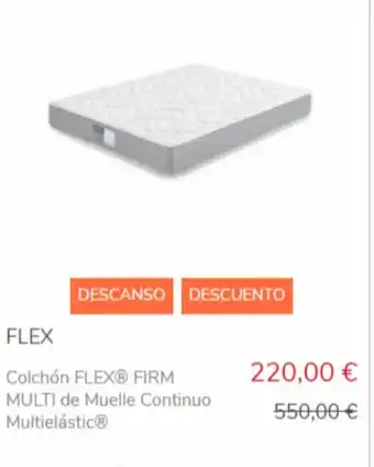 Conforama FLEX Colchón FLEX® FIRM oferta