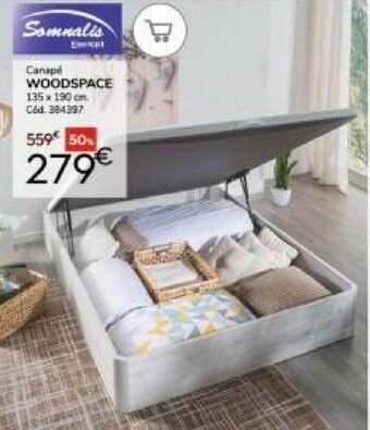 Conforama Canapé WOODSPACE oferta