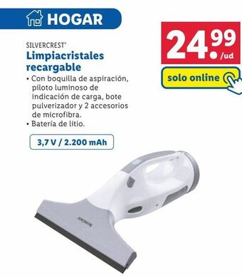 Lidl Limpiacristales silvercrest oferta