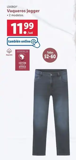 Lidl Vaqueros livergy oferta