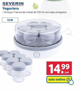 Lidl Yogurtera severin oferta