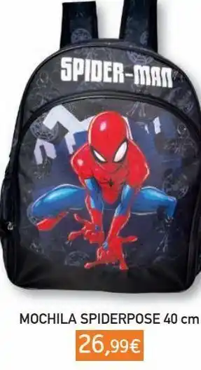 Toy Planet Mochila grande spiderman spiderpose oferta