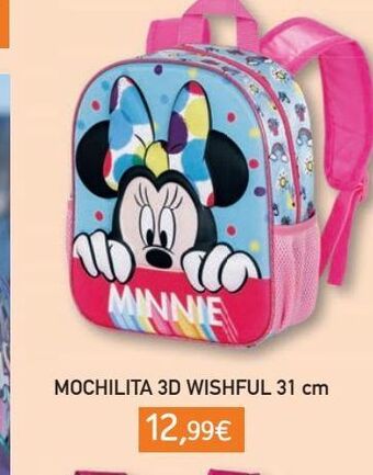 Toy Planet Minnie mochilita 3d wishful oferta
