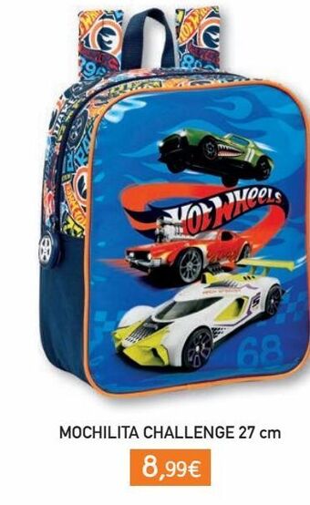 Toy Planet Mochila guardería adaptable a carro hot wheels challenge oferta