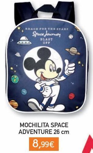 Toy Planet Mochila pequeña mickey space adventure oferta