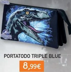Toy Planet Portatodo triple jurassic world blue oferta