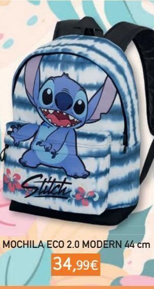 Toy Planet Lilo y stitch mochila eco 2.0 modern oferta
