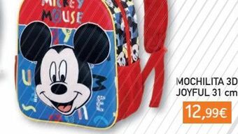 Toy Planet Mickey mouse mochila prescolar micley 3d joyful oferta