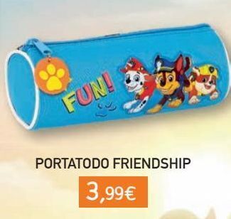 Toy Planet Portatodo redondo paw patrol friendship oferta