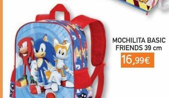 Toy Planet Sonic mochila basic friends oferta