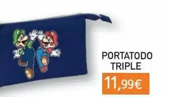 Toy Planet Super mario portatodo triple oferta