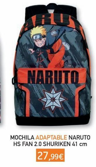 Toy Planet Naruto mochila hs fan 2.0 shuriken oferta