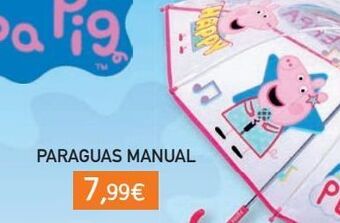 Toy Planet Paraguas manual poe burbuja peppa pig oferta