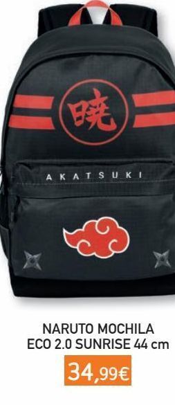 Toy Planet Naruto mochila eco 2.0 sunrise oferta