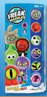Toy Planet Freak marbles set sorpresa 6 canicas + 6 skin marbles oferta