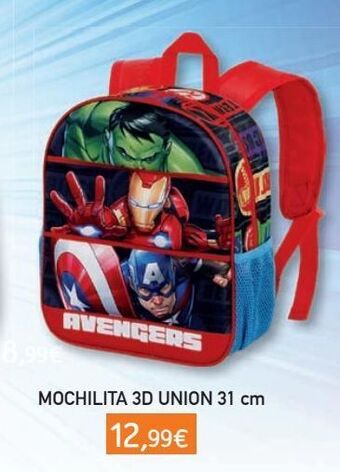 Toy Planet Avengers mochilita 3d union oferta