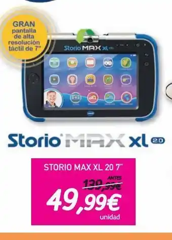 Toy Planet Storio max xl 2.0 7 vtech tablet educativa oferta