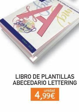 Toy Planet Libro de plantillas abecedario lettering oferta