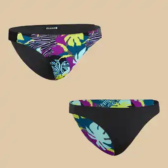 Decathlon Braguita bikini 500 niña negra reversible oferta