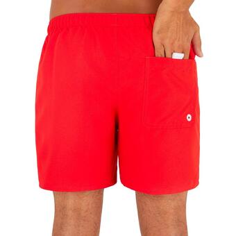 Decathlon Bañador hombre corto rojo oferta
