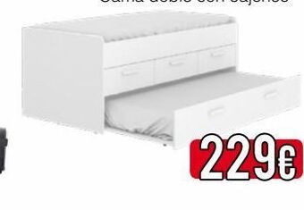 Atrapamuebles Cama doble con cajones oferta